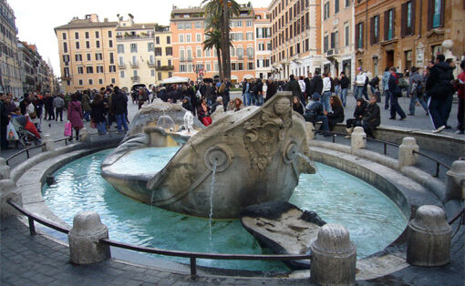 fontana barcaccia roma