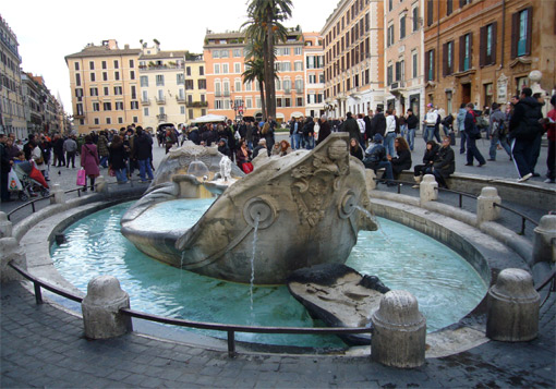 fontana barcaccia roma