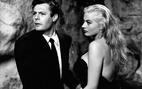 anita ekberg e marcello mastroianni
