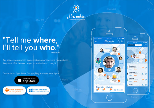 nuova app di haamble per expo di milano
