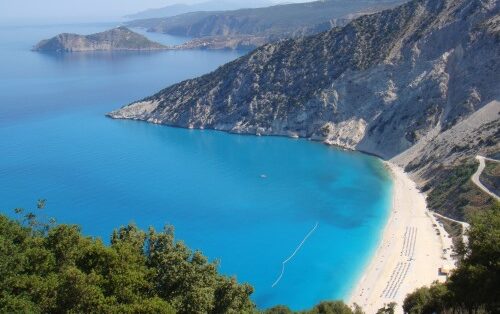 baia di Myrtos a Cefalonia