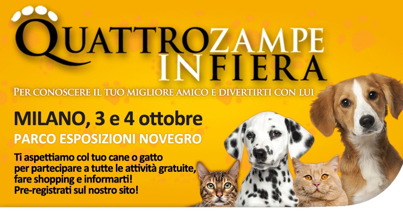 Code pelose unitevi! Arriva quattrozampeinfiera!