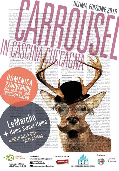 Oggi Carrousel Le Marchè +slow shopping home sweet home @cascina cuccagna Milano!