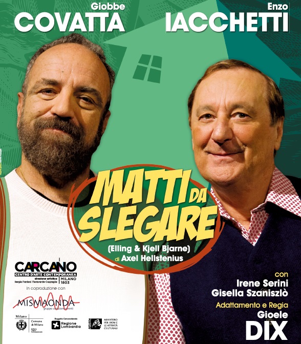 Teatro, al Carcano Iacchetti e Covatta per Fondazione Progetto Arca