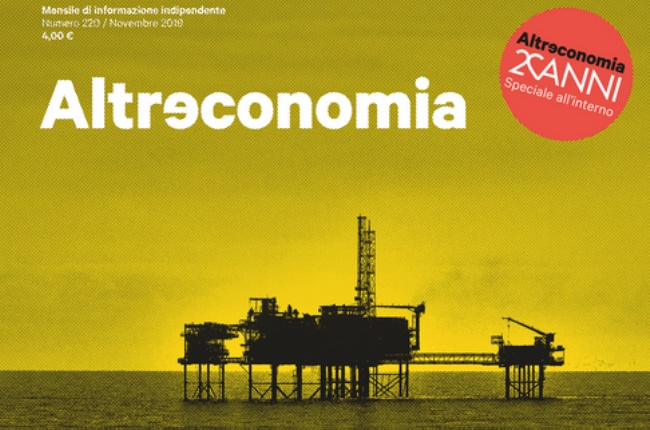 Su Altreconomia di novembre: la svolta verde di Eni è solo propaganda!