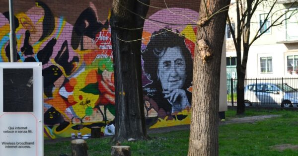 A Milano un nuovo murale dedicato alla poetessa Alda Merini