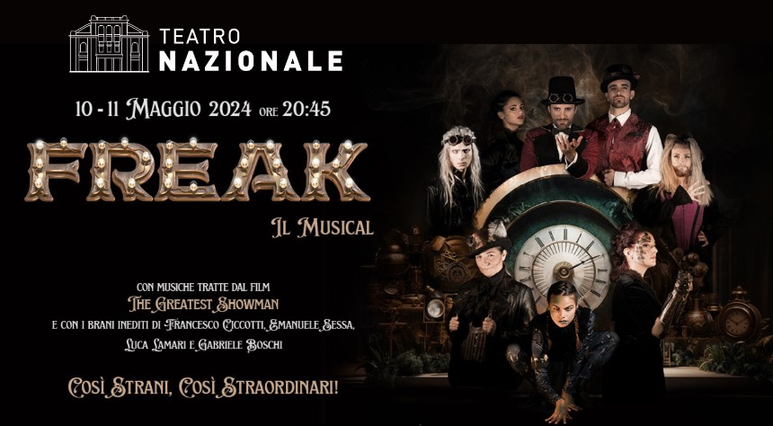 Freak il Musical, al Teatro Nazionale il primo spettacolo steampunk