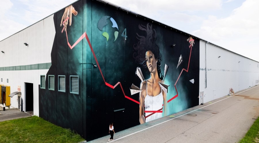 Al Prologis Park Lodi un murales per le donne contro la discriminazione