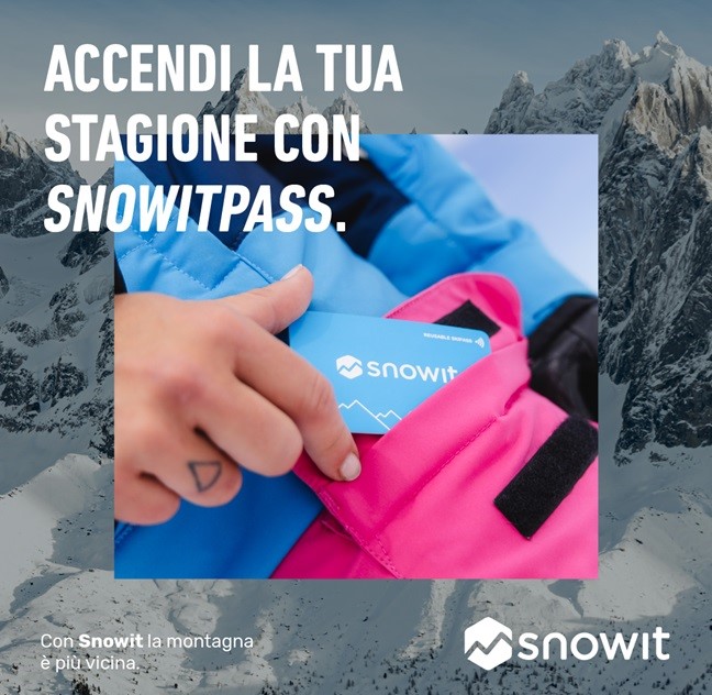 SnowitPass: un unico pass per sciare in 40 stazioni del nord Italia