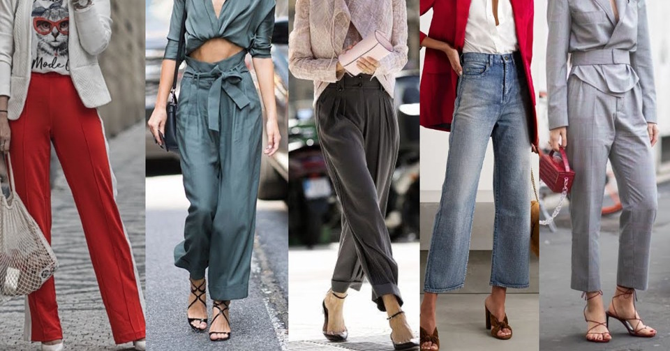 Top di piume e pantaloni eleganti: il look primavera 2026
