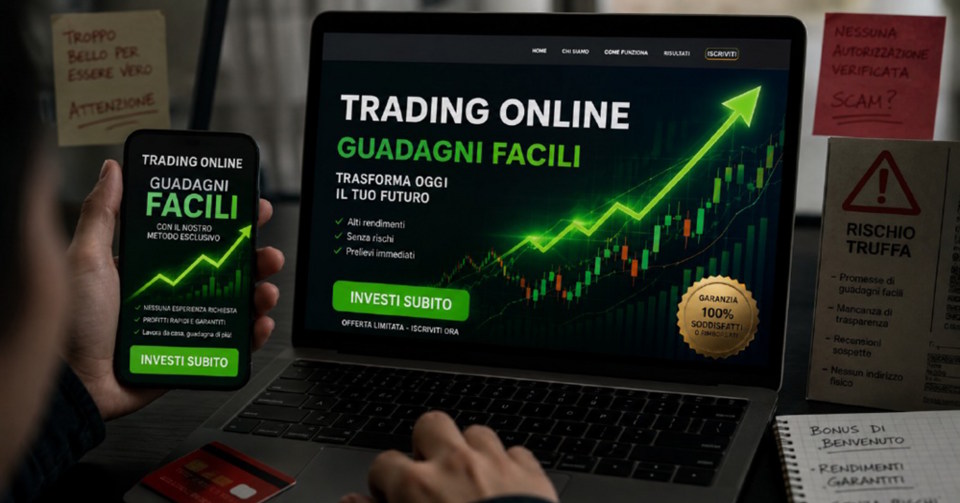 piattaforme truffaldine di copytrading